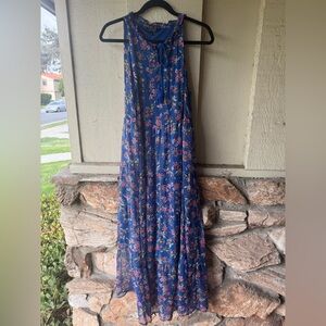 Mlle Gabrielle floral sleveless tiered maxi dress